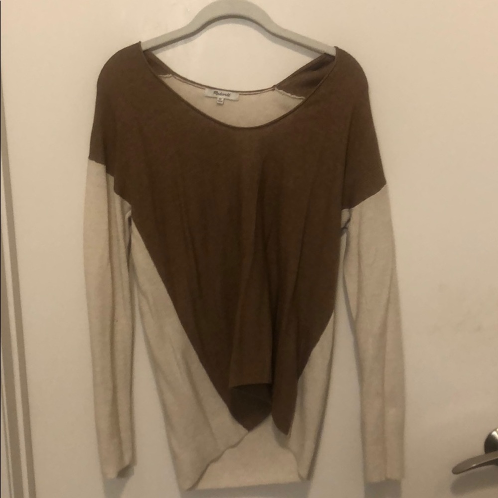 Madewell color block sweater